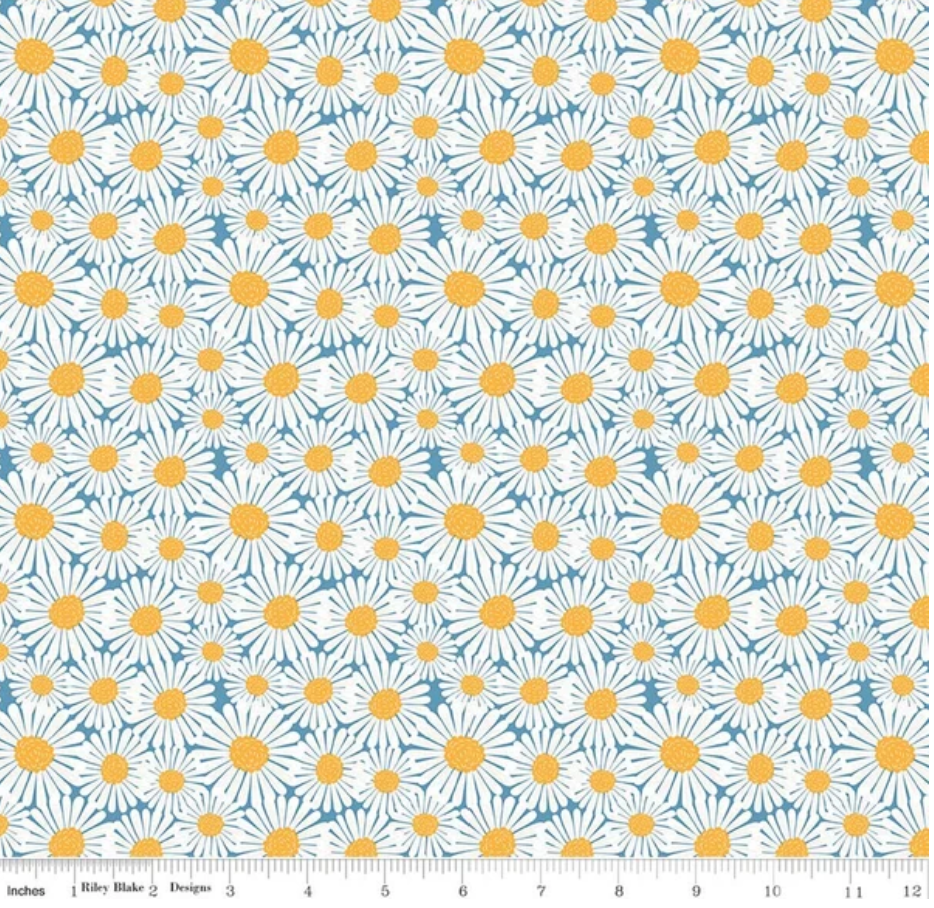 Sunshine & Dandelions Blue Flowers
