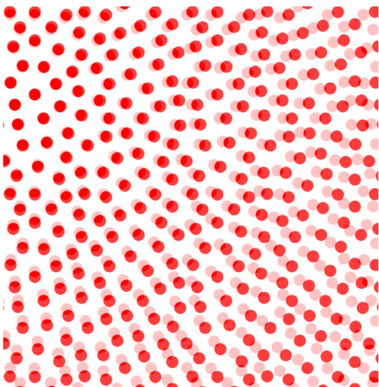 Festive red dots